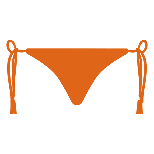 Bikini naranja Diseño PNG