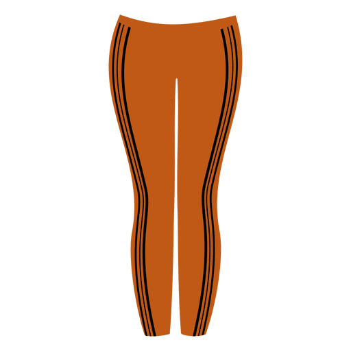 Orange Damenhose PNG-Design