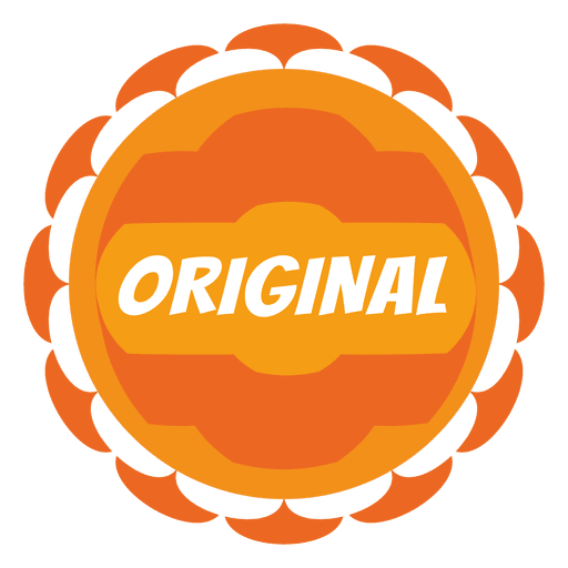 Insignia circular original Diseño PNG