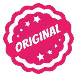 Original Kreisetikett PNG-Design