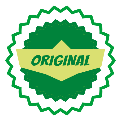 Original star badge PNG Design
