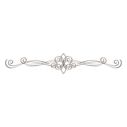 Verzierte Trennwanddekoration PNG-Design