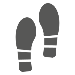 Par de ícone de pegada humana Desenho PNG