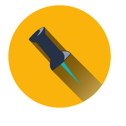 Icono de círculo de pin de papel colorido Diseño PNG