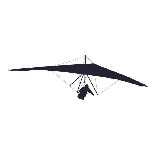 Paraglider silhouette 2 PNG Design