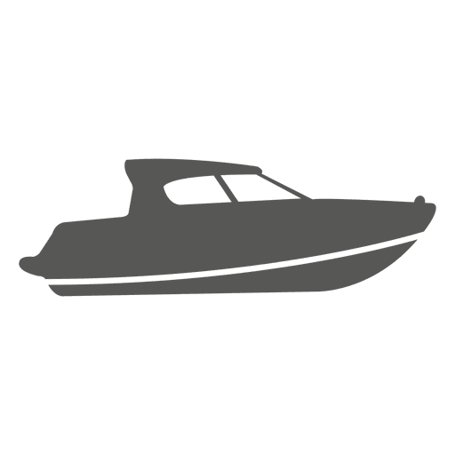 Icono de lancha rápida de pasajeros Diseño PNG