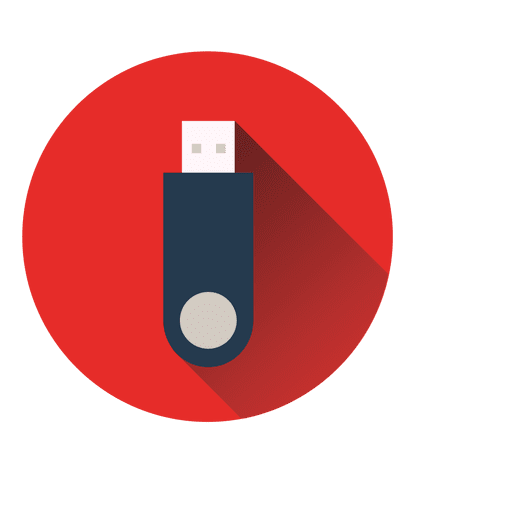 Icono de círculo de Pendrive - Descargar PNG/SVG transparente