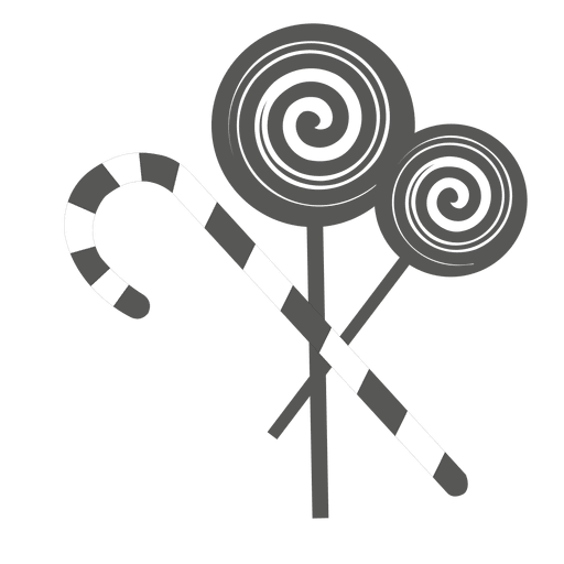 Pfefferminz-Zuckerstangen-Symbol PNG-Design