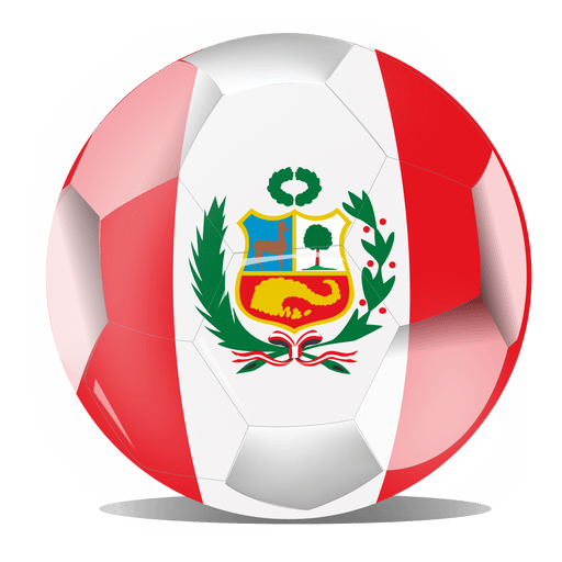 Peru flag ball PNG Design