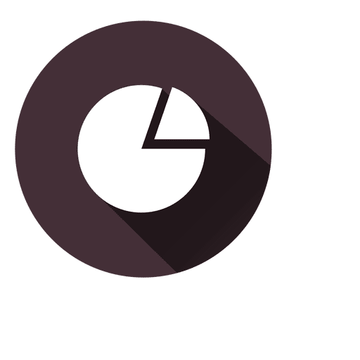 Ícone de círculo de gráfico Desenho PNG