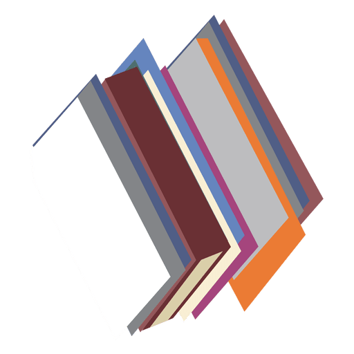 Stapel von Büchern Symbol PNG-Design