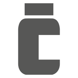 Icono de botella de píldora Diseño PNG