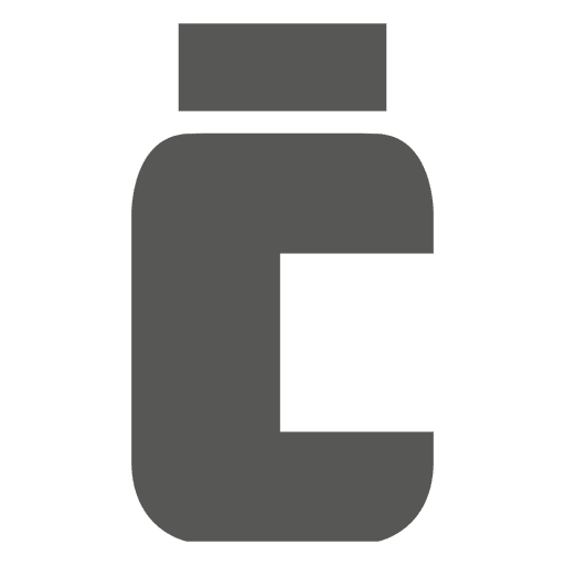 Pillenflaschen-Symbol PNG-Design