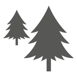 Icono de pinos Diseño PNG