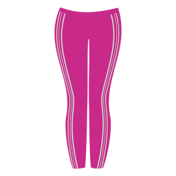 Calça rosa feminina Desenho PNG