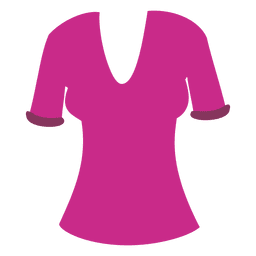 Camiseta rosa feminina Desenho PNG