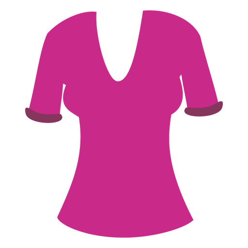 Camiseta rosa feminina Desenho PNG