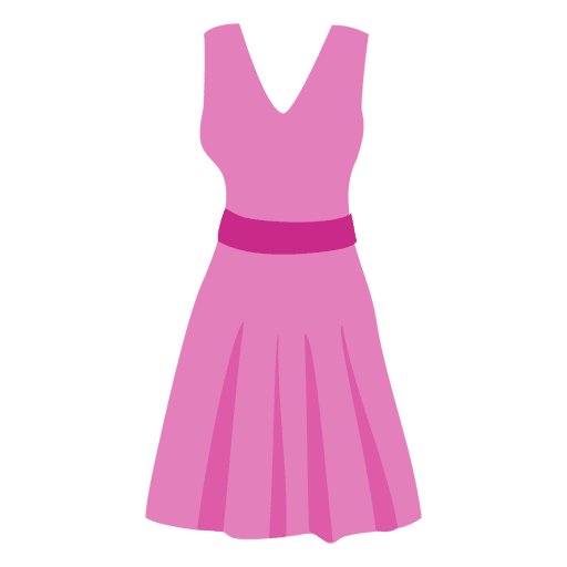 Pink women's cloth PNG Design