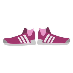 Tênis rosa feminino Desenho PNG