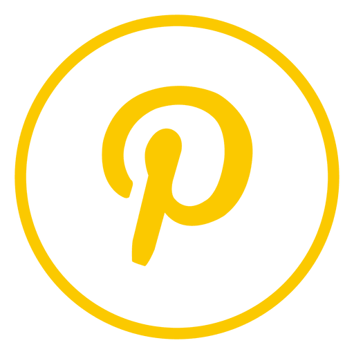 Icono de anillo de Pinterest Diseño PNG