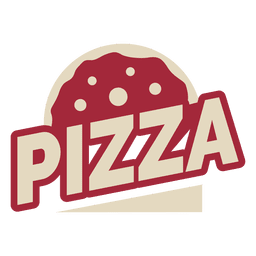 Plantilla de logotipo de pizza Diseño PNG