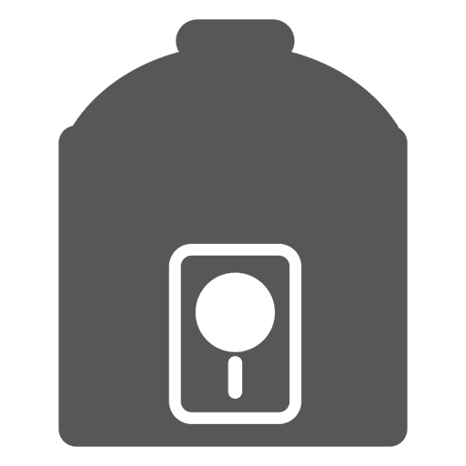 Pot silhouette icon PNG Design