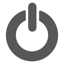 Icono del botón de encendido Diseño PNG