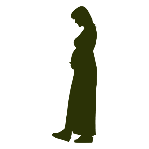 Download Pregnant Woman Silhouette 1 Transparent Png Svg Vector File