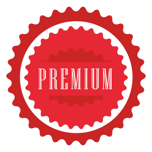 Premium circle badge PNG Design