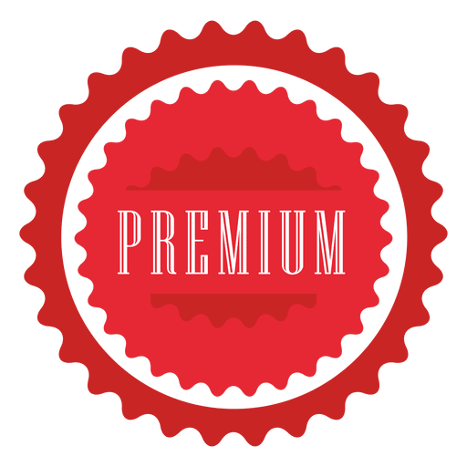 Premium Kreis Abzeichen PNG-Design