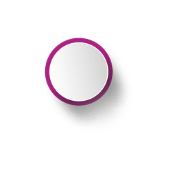 Purple rim white ellipse PNG Design