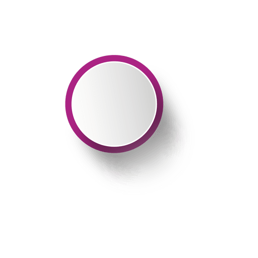 Elipse blanca con borde morado Diseño PNG