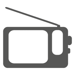 Radio flat icon PNG Design
