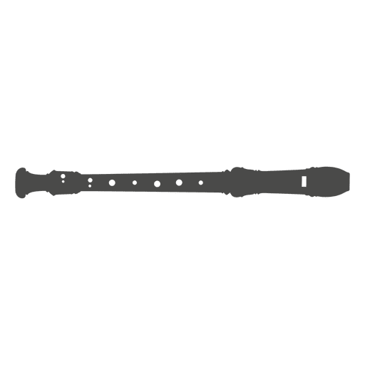 Recorder silhouette Transparent PNG & SVG vector file