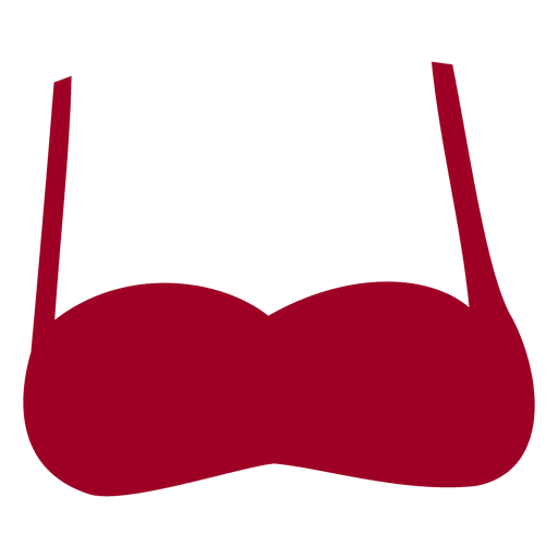 Red bra PNG Design