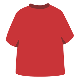 Red men tshirt back PNG Design