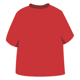 Rote Männer T-Shirt zurück PNG-Design
