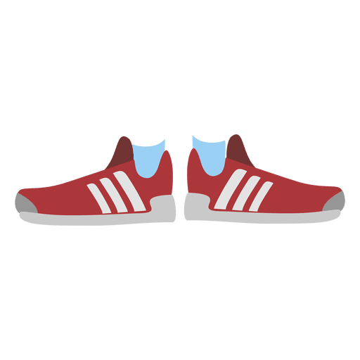 Zapatillas de mujer rojas Diseño PNG