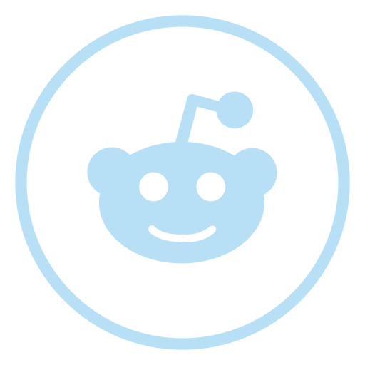 Icono de anillo de reddit Diseño PNG