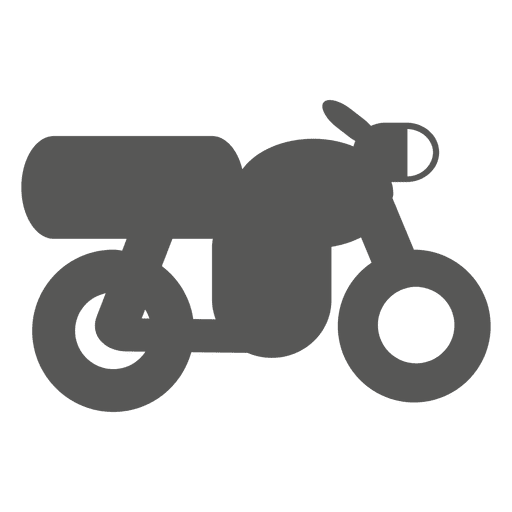 Retro motorbike side icon PNG Design