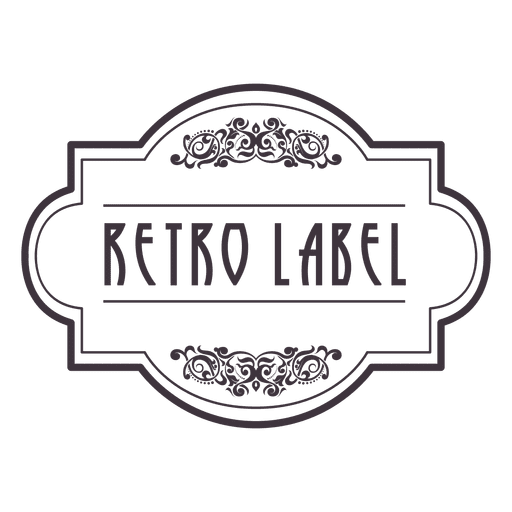 Emblema de ornamento retro 2 Desenho PNG