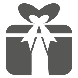 Ribbon wrapped giftbox icon PNG Design