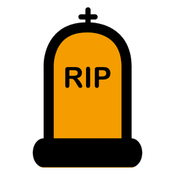 Dibujos animados de lápida de rip 3 Diseño PNG