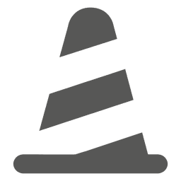 Icono de cono de carretera Transparent PNG