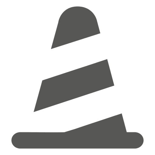 Icono de cono de carretera Diseño PNG