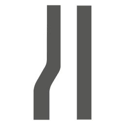 Road narrows from left sign Transparent PNG