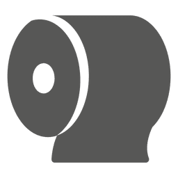Rolled tissue paper icon Transparent PNG