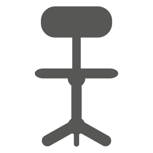 Rolling chair icon PNG Design