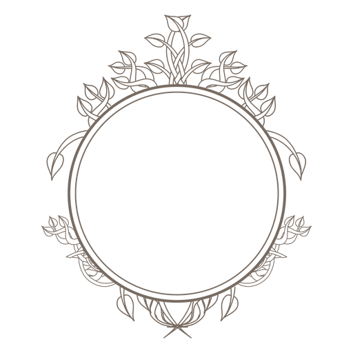 Abgerundeter Rahmen Wirbelt Dekoration Transparenter Png Und Svg Vektor