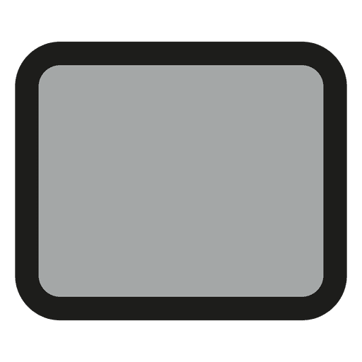 Rounded rectangle tool PNG Design